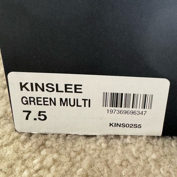 Betsy Johnson Kinslee Platform Sandals - Green Multi - Size 7.5 - NEW - Picture 15 of 15